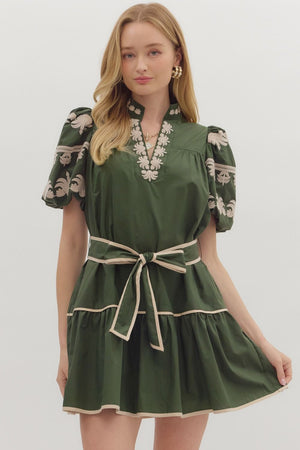 Ember Lane Belted Mini Dress