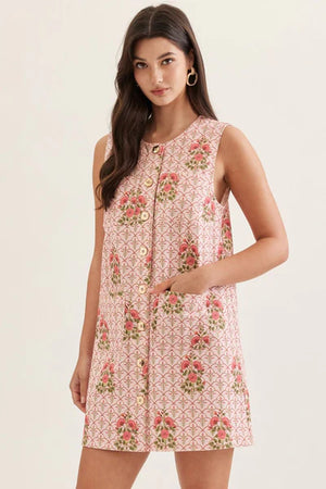 Sweet Florals Mini Dress