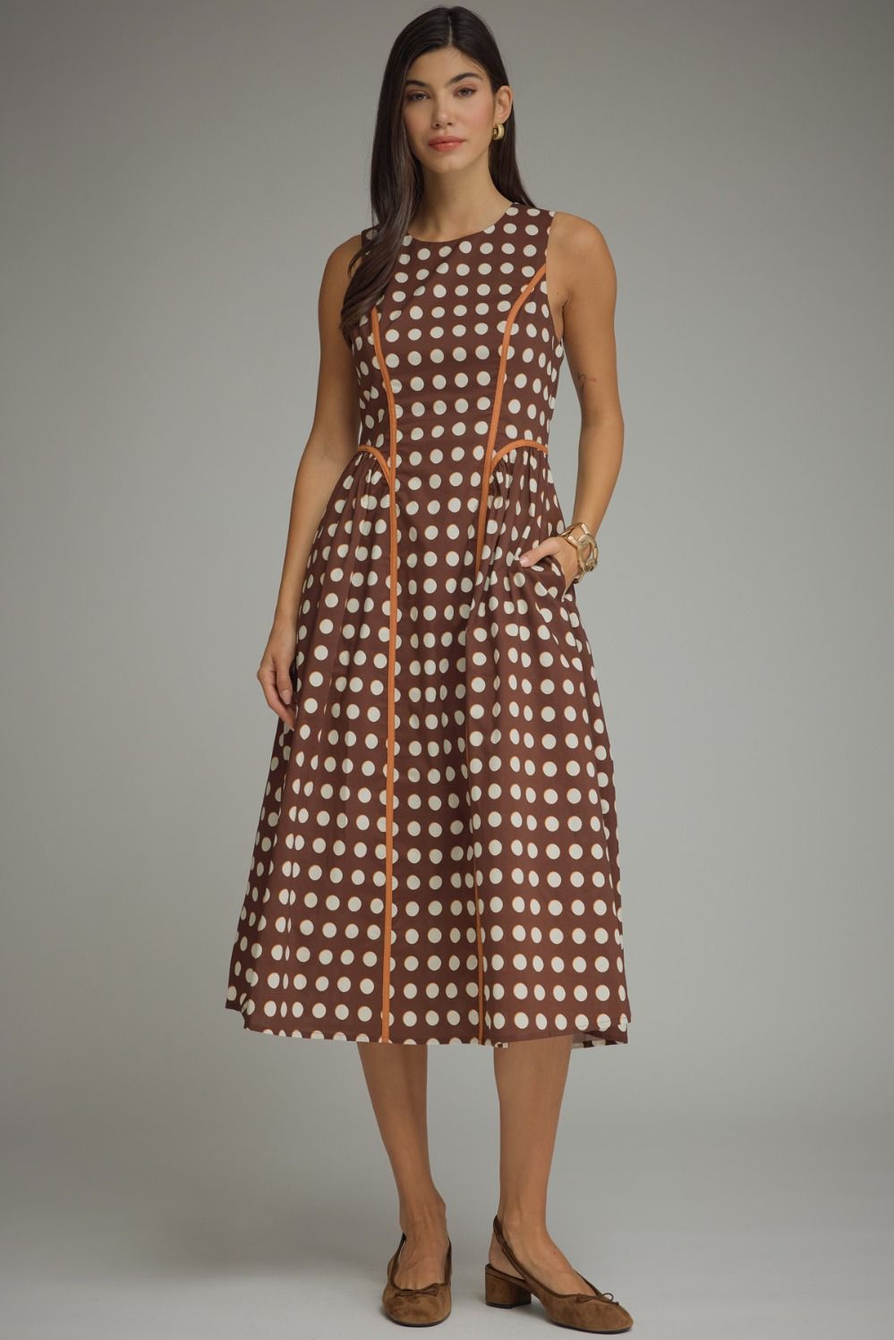 Timeless Dot Midi Dress