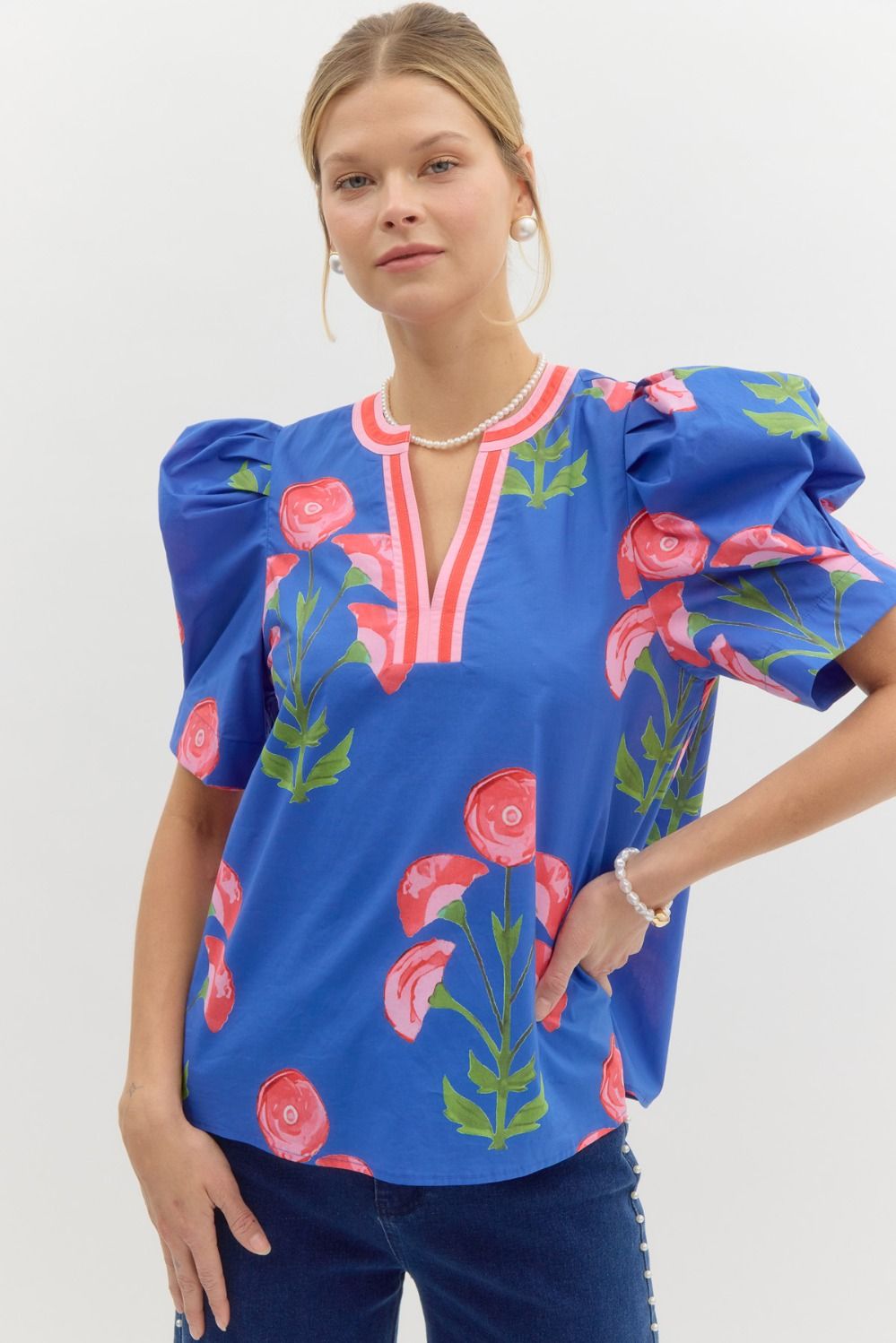 Bliss Puff Sleeve Pullover