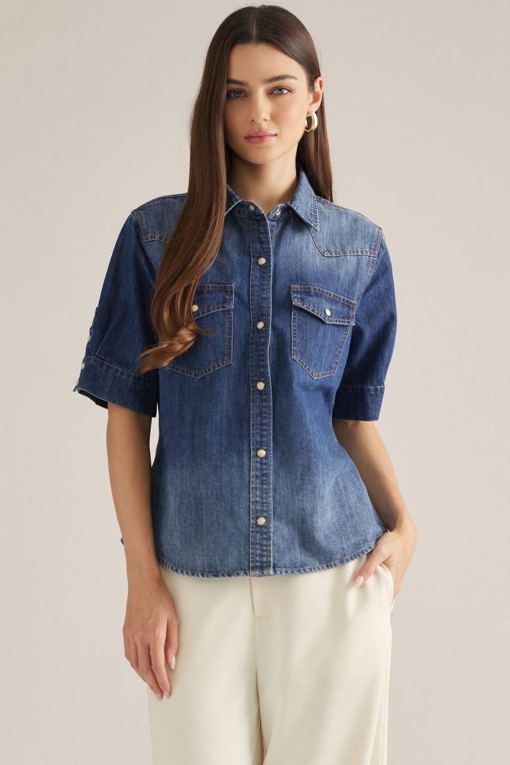 Heritage Denim Short Sleeve Shirt