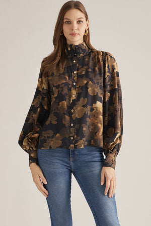 Blooming Romance Floral Puff Sleeve Top