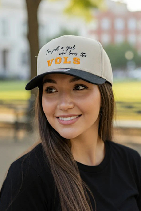 Vols I'm Just a Girl Embroidered Hat