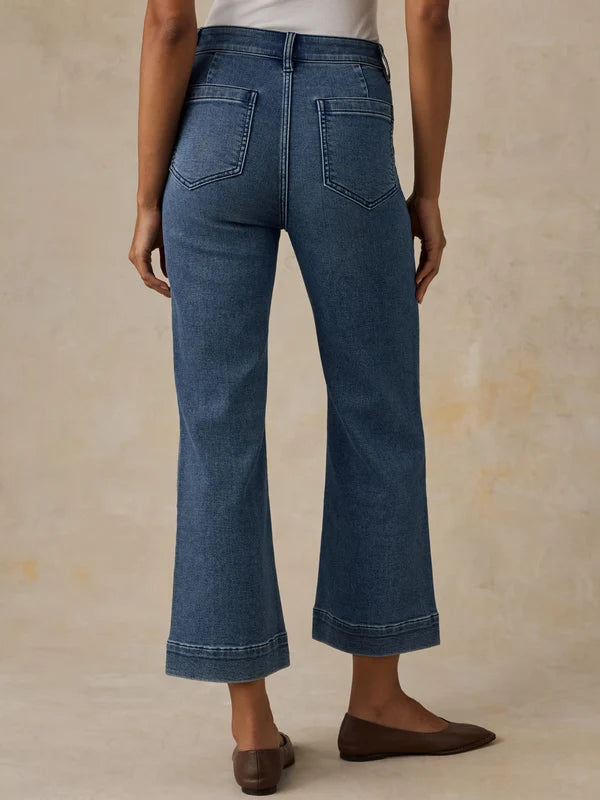 Faherty Stretch Terry Patch Pocket Ankle Pant  riverton 
