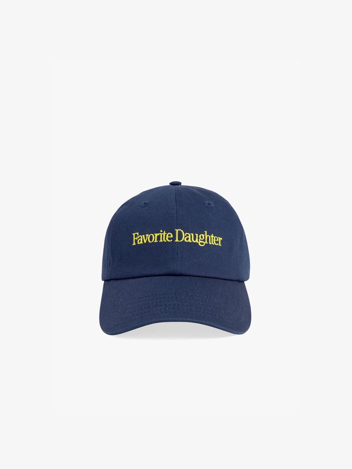 Favorite Daughter Baseball Hat in navy yellow-front