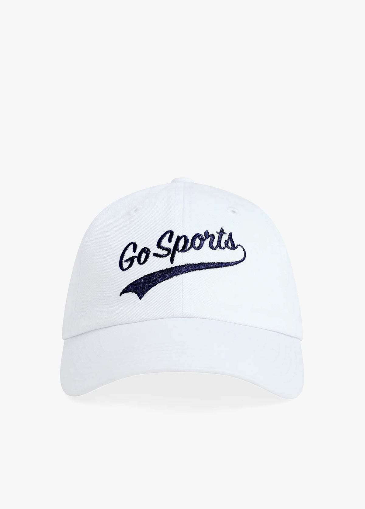 Favorite Daughter Go Sports Baseball Hat in white navy-front