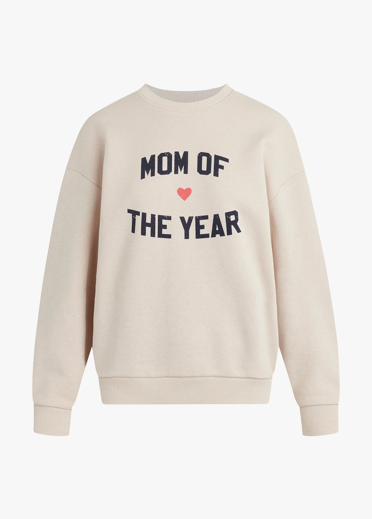 Favorite Daughter Mom Of The Year Sweatshirt in oatmeal heather-front