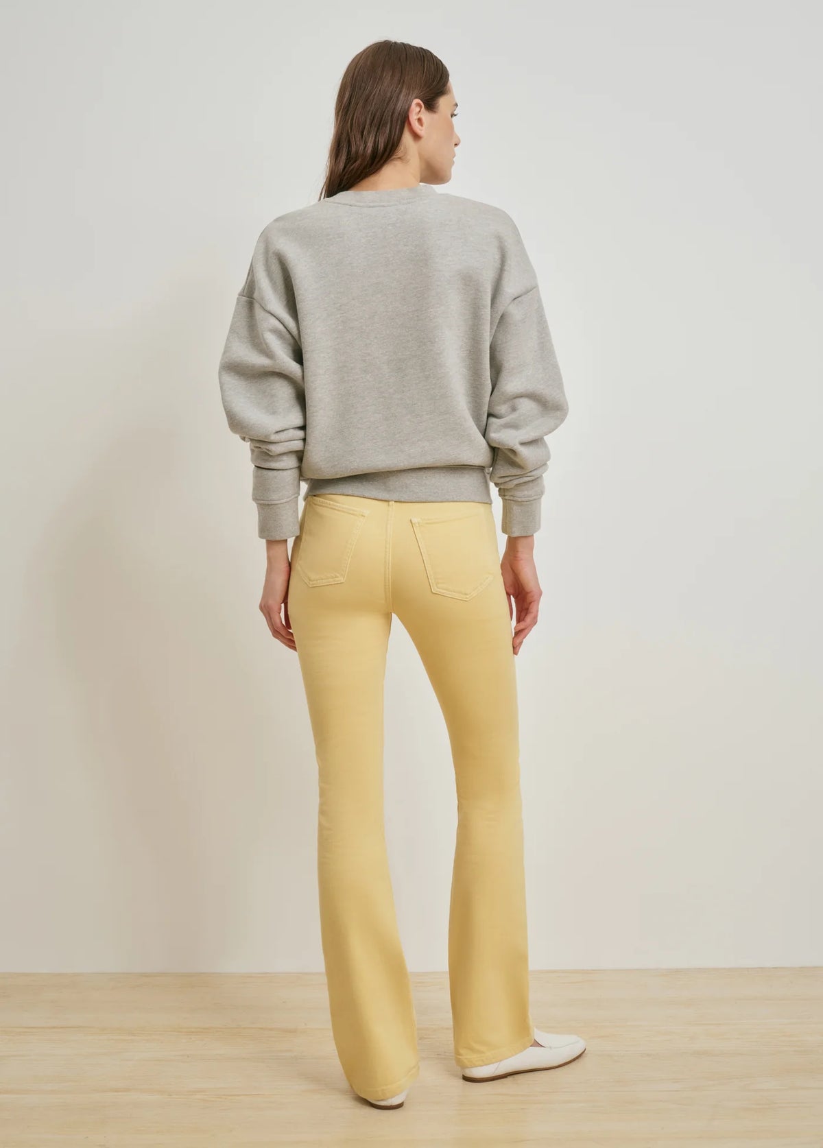 Favorite Daughter Collegiate Sweatshirt heather grey golden 