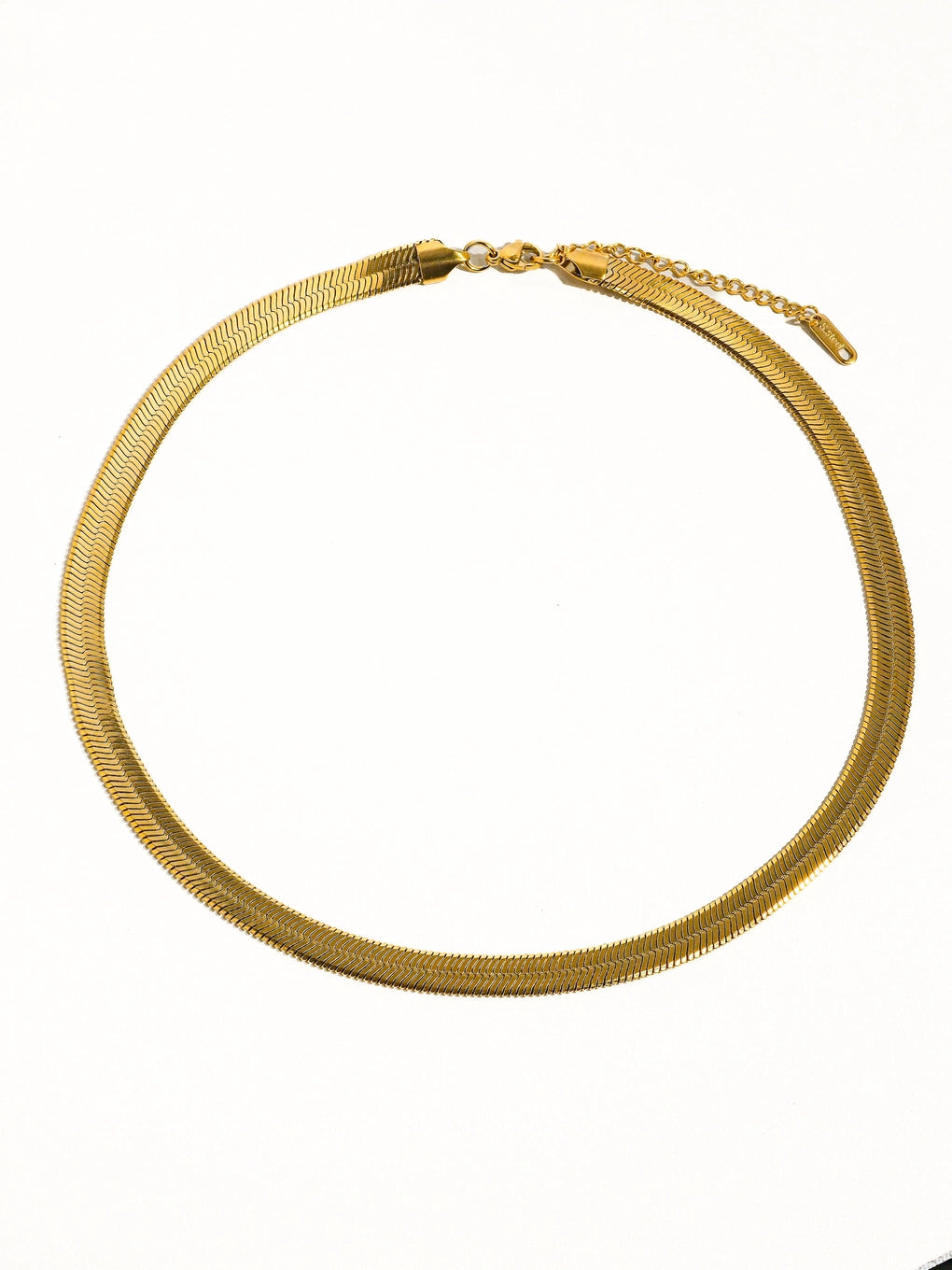 Flânerie by MAIQ Juliana 18K Gold Bold Snake Chain Necklace Non-Tarnish