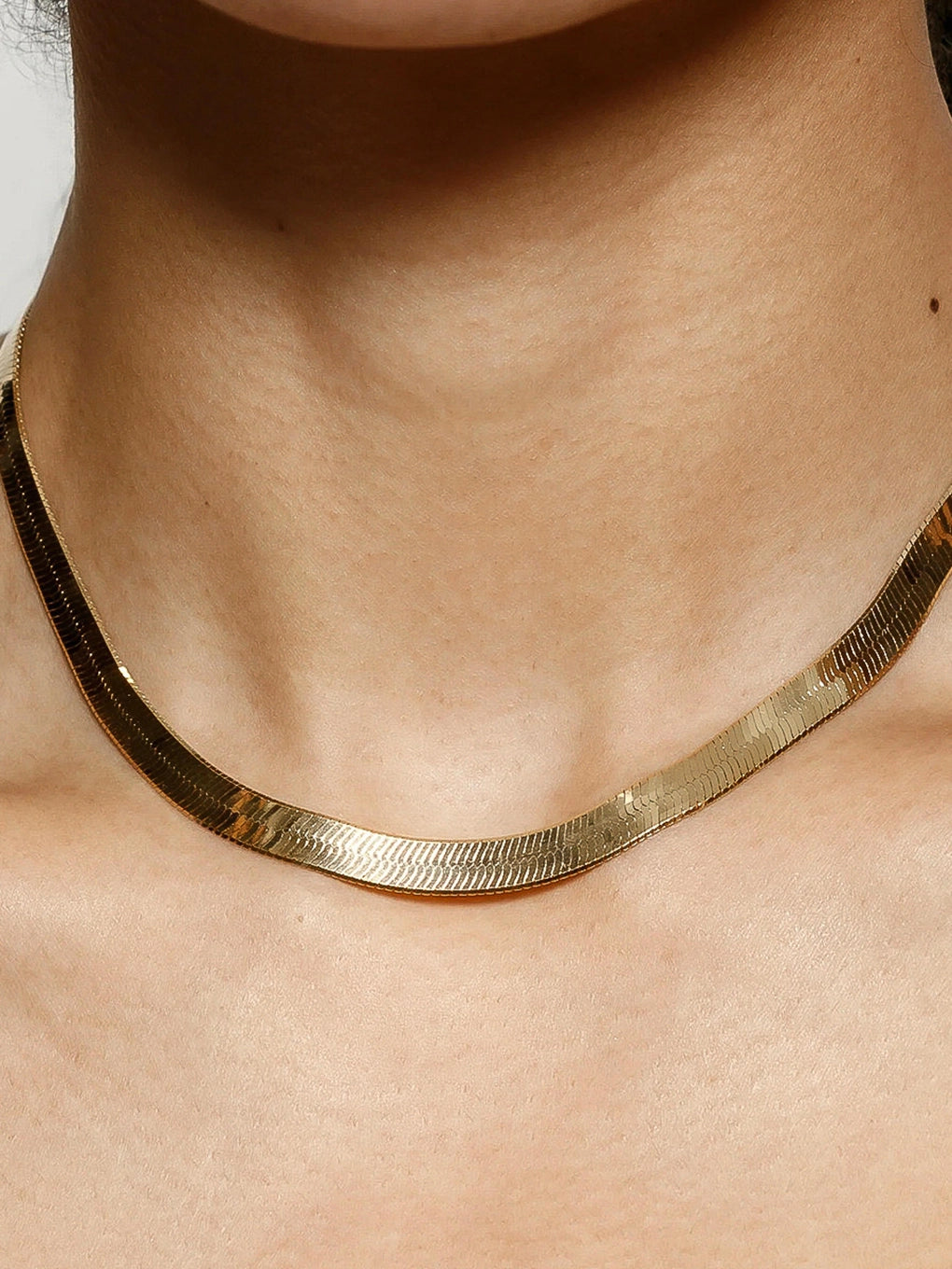 Flânerie by MAIQ Juliana 18K Gold Bold Snake Chain Necklace Non-Tarnish