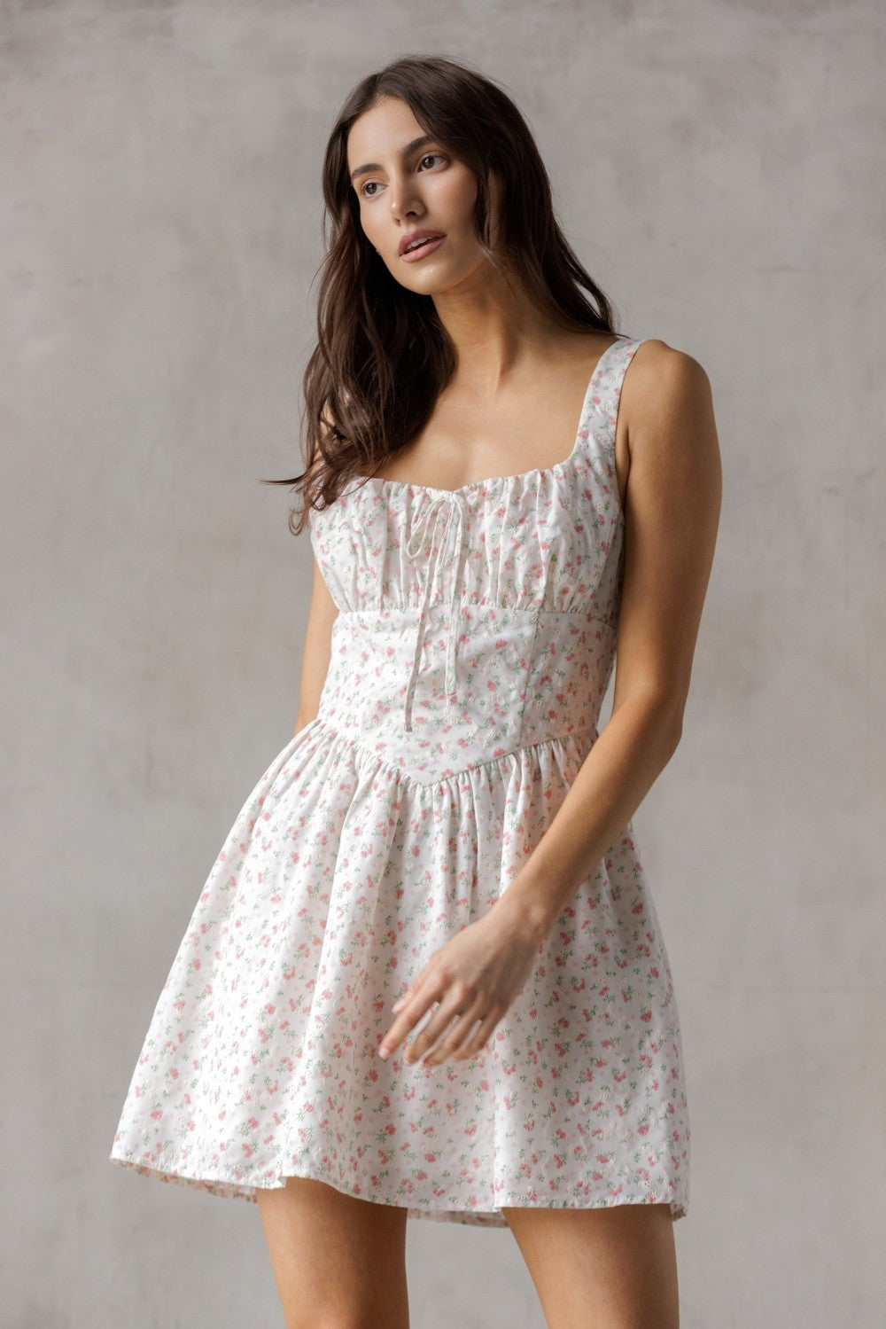 Romantic Blooms Mini Dress – Bliss