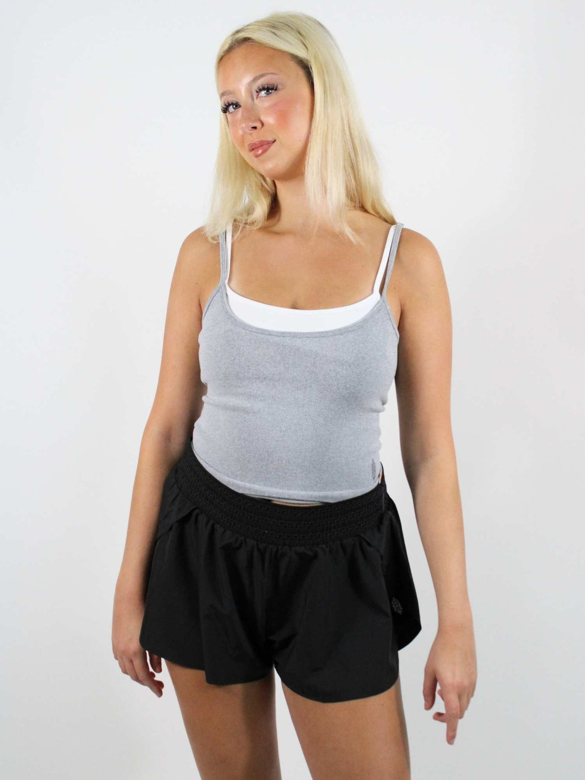 Fp Movement All Clear Coastline Cami Heather Grey Combo