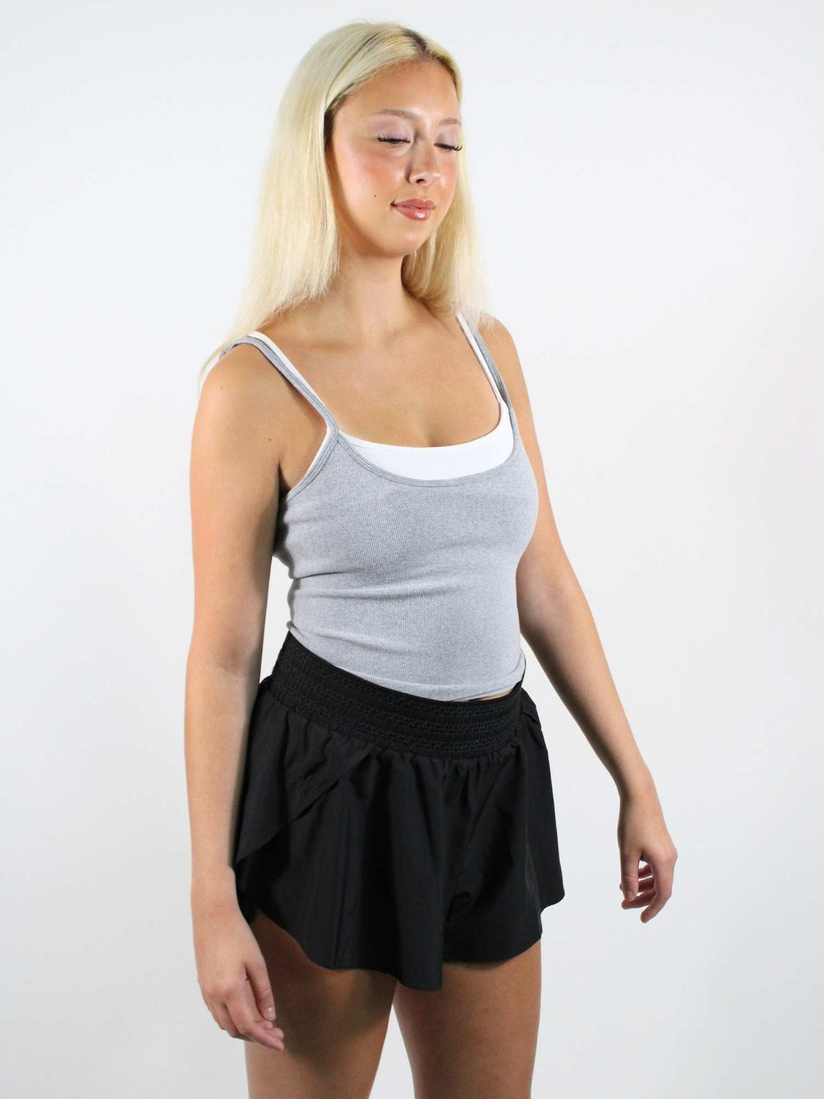 Fp Movement All Clear Coastline Cami Heather Grey Combo