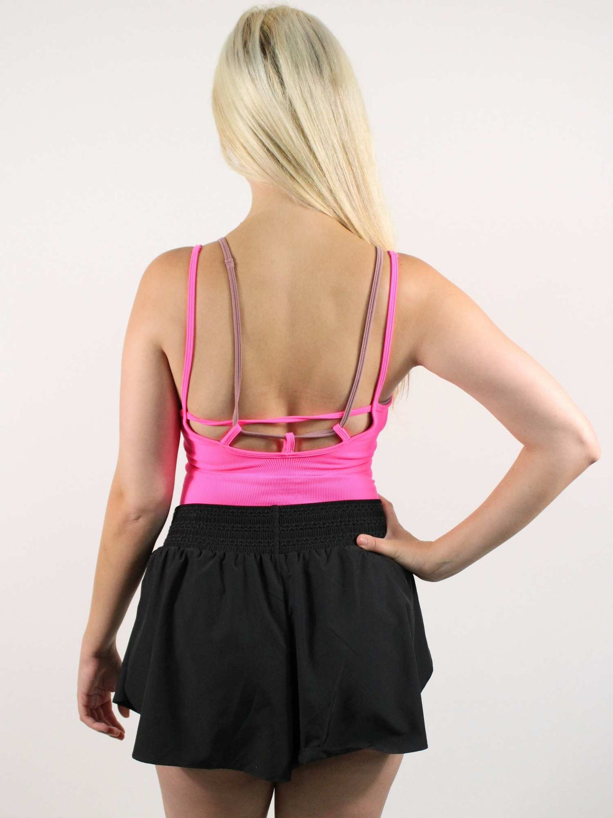 Fp Movement All Clear Coastline Cami Hot Pink Combo