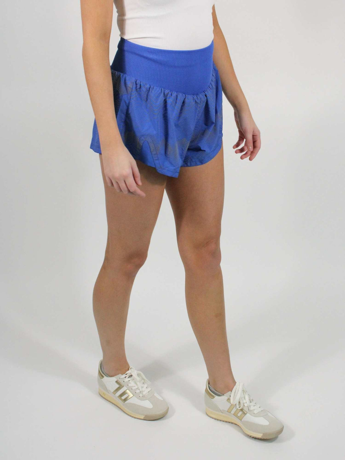 fp movement carpe diem reflective short light cobalt combo