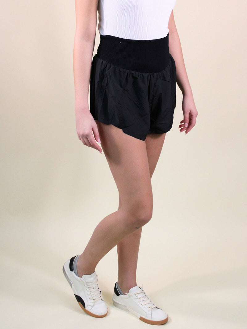 Free People FP Movement Carpe Diem Shorts Black