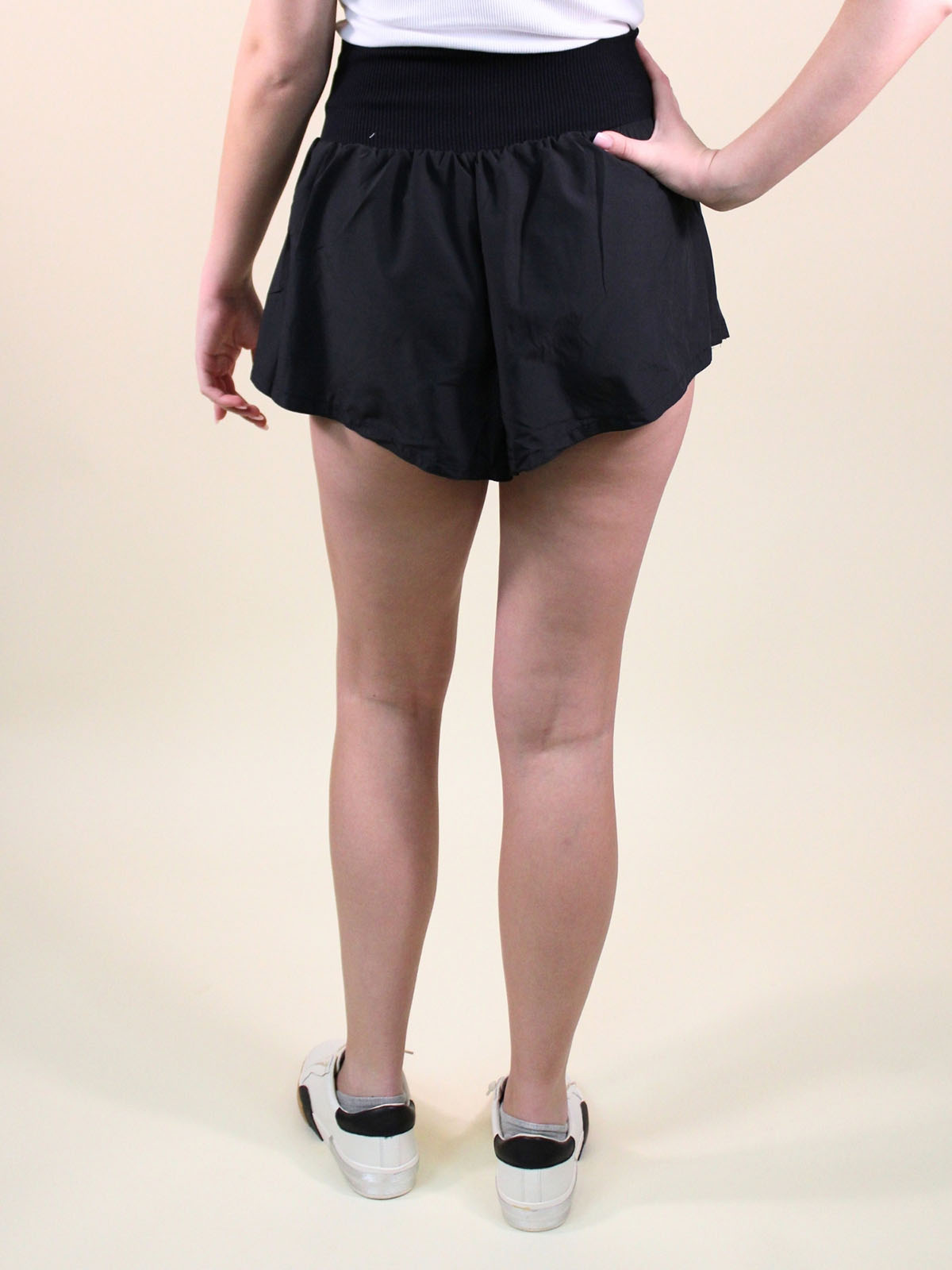 Free People FP Movement Carpe Diem Shorts Black