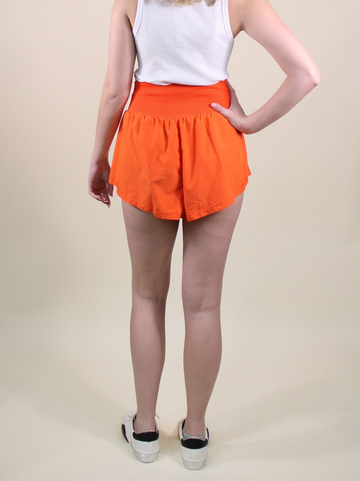 Free People FP Movement Carpe Diem Shorts Flame