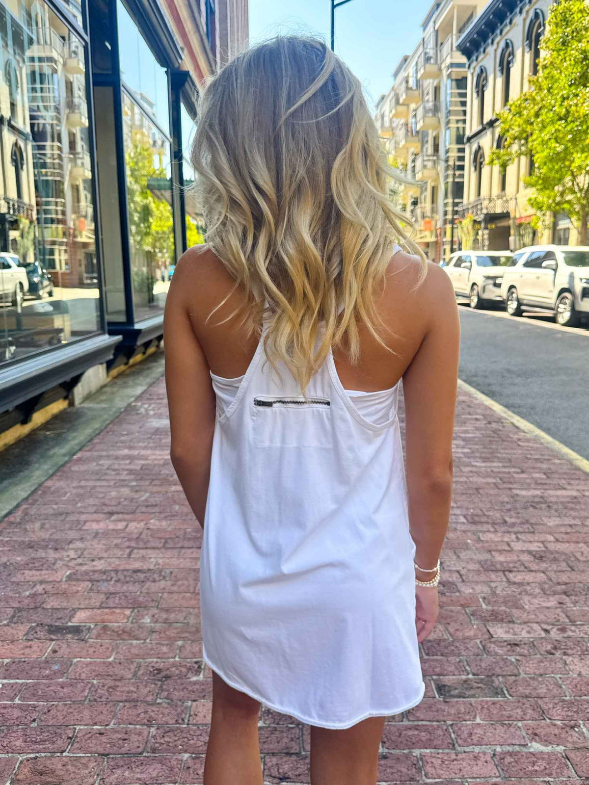 FP Movement Hot Shot Mini Dress White