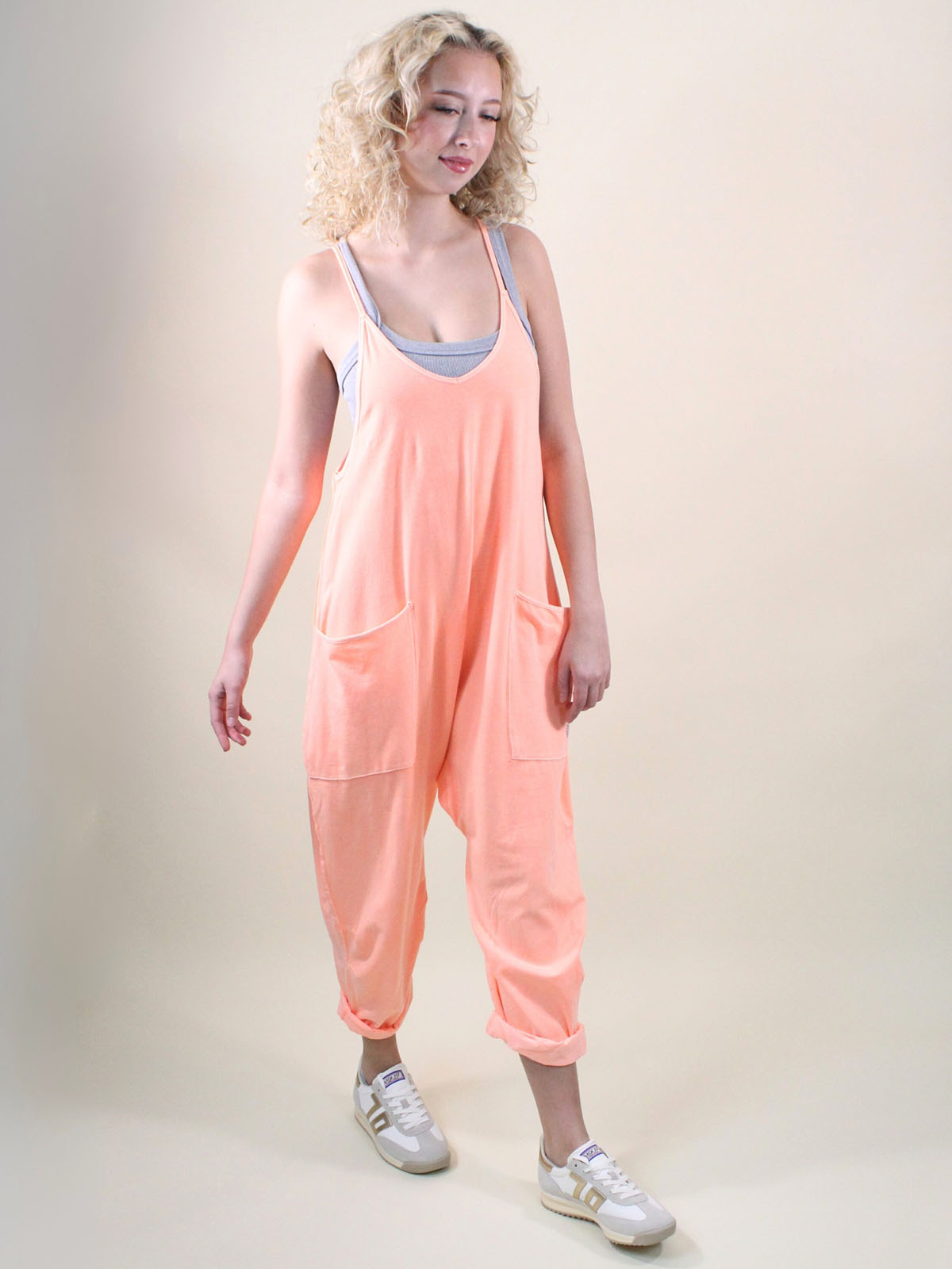 FP Movement Hot Shot Onesie Pastel Peach