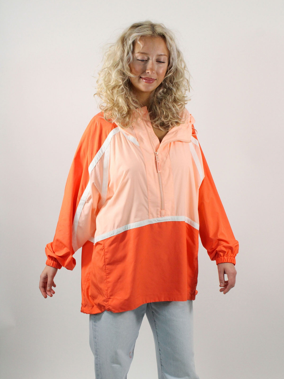 FP Movement Like The Wind Logo Jacket Pastel Peach Combo