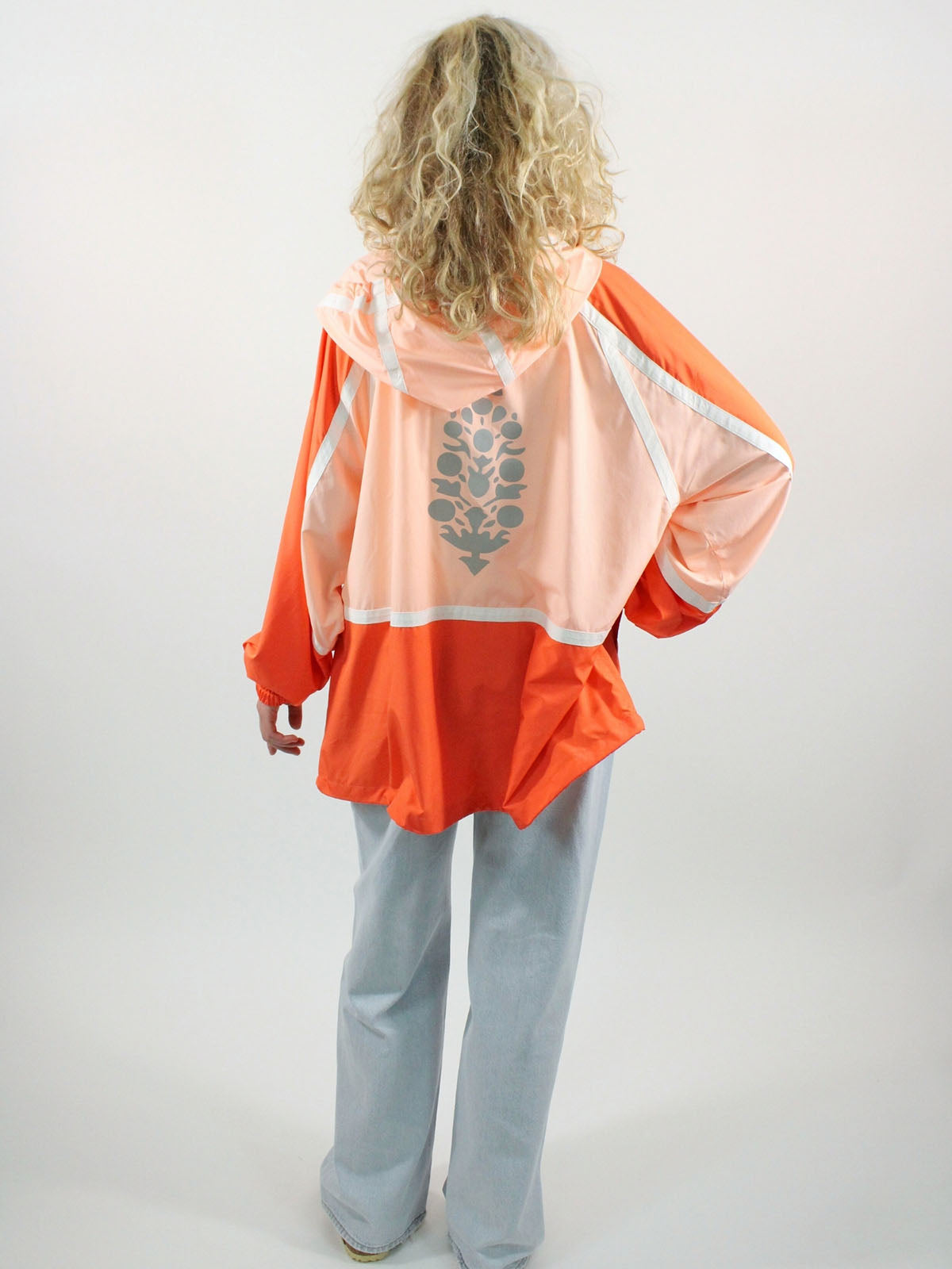 FP Movement Like The Wind Logo Jacket Pastel Peach Combo