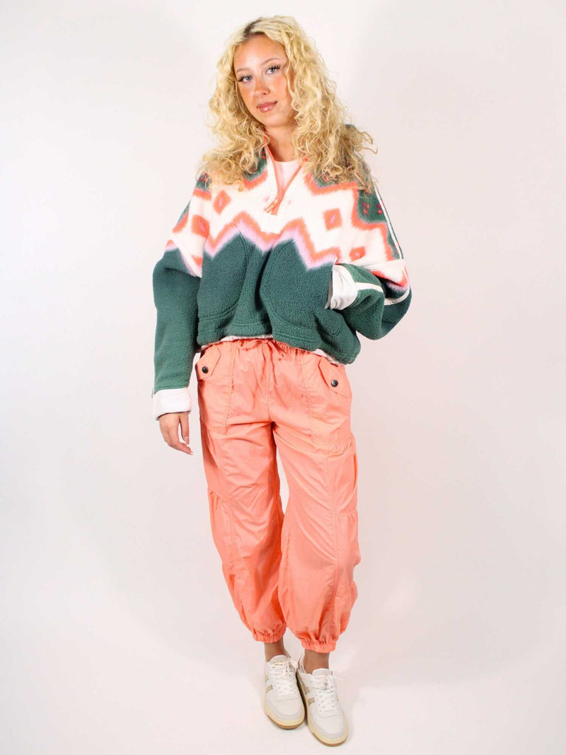 FP Movement Mountain High Half Zip Soft Glow Green