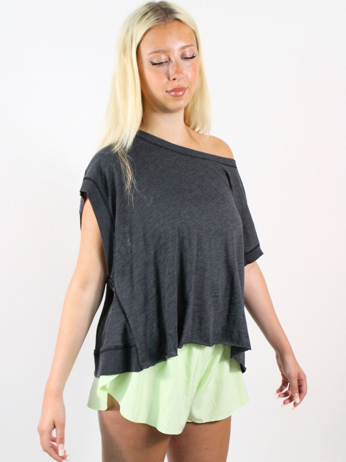 Fp Movement My Time Cutout Back Tee Black