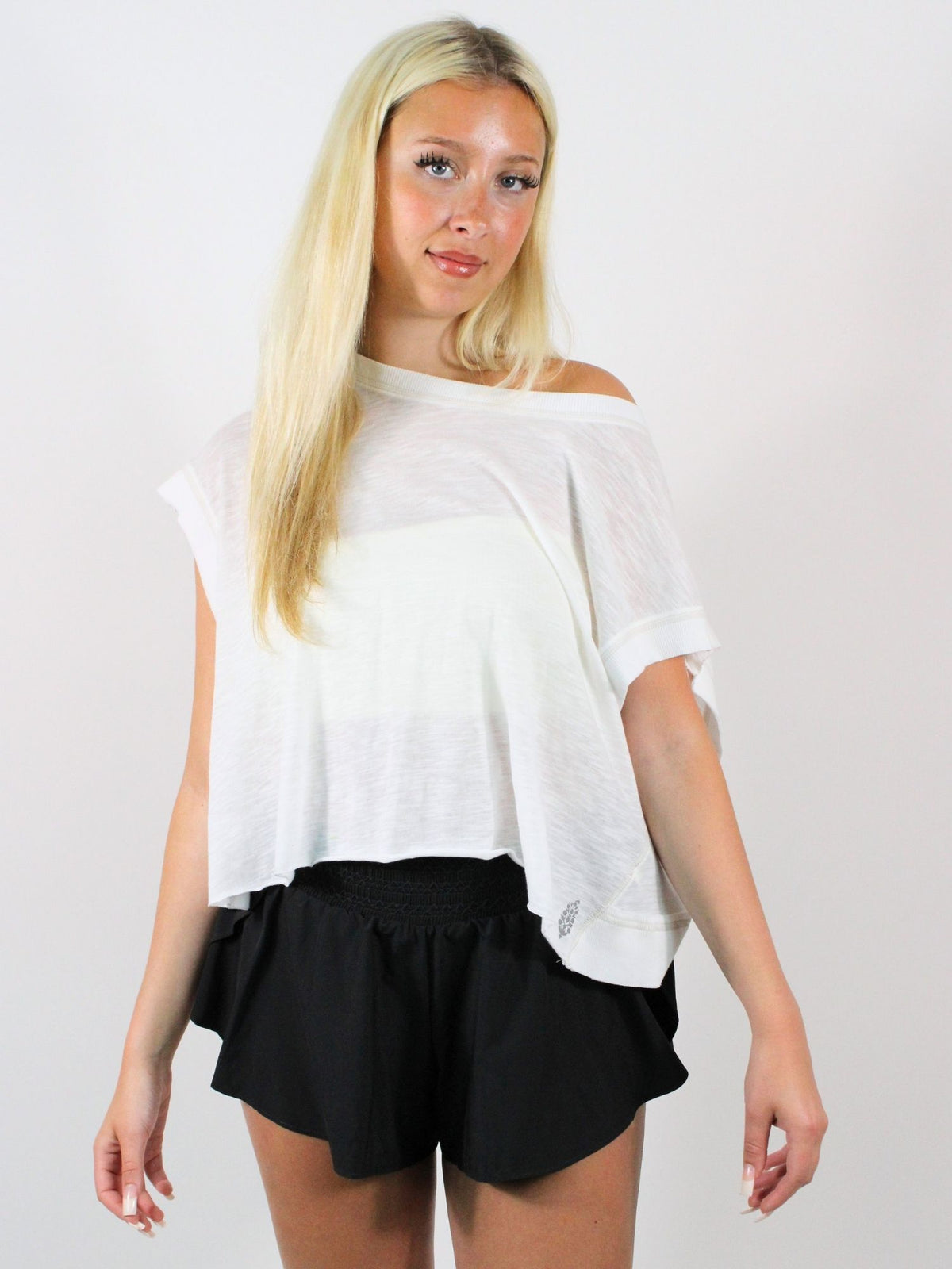 Fp Movement My Time Cutout Back Tee White