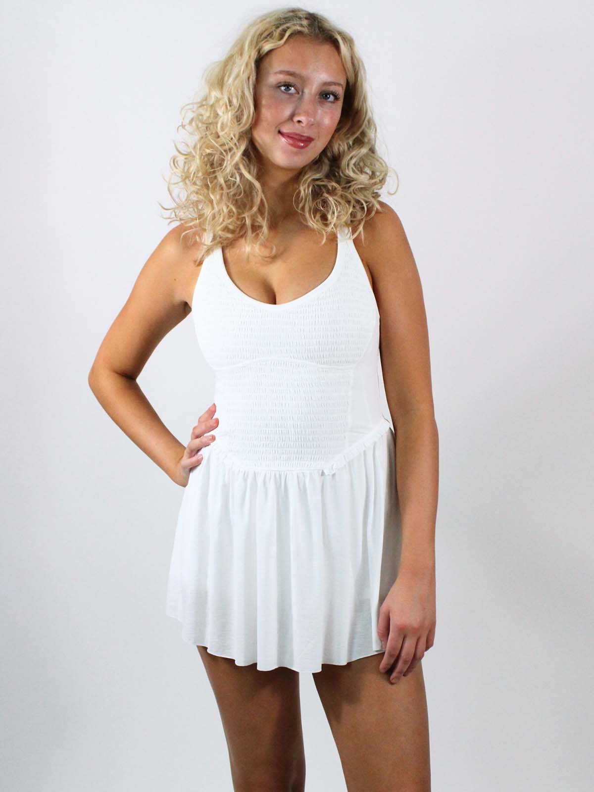 FP Movement Smockin Hot Dress White