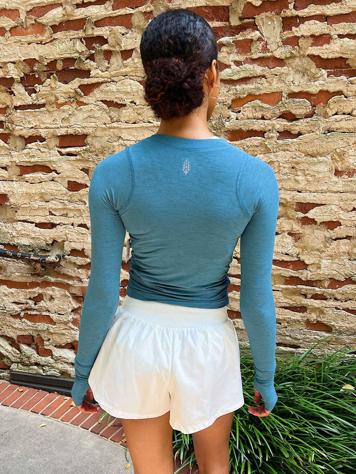 Fp Movement Tempo Ruched Long Sleeve Top Rip Tide