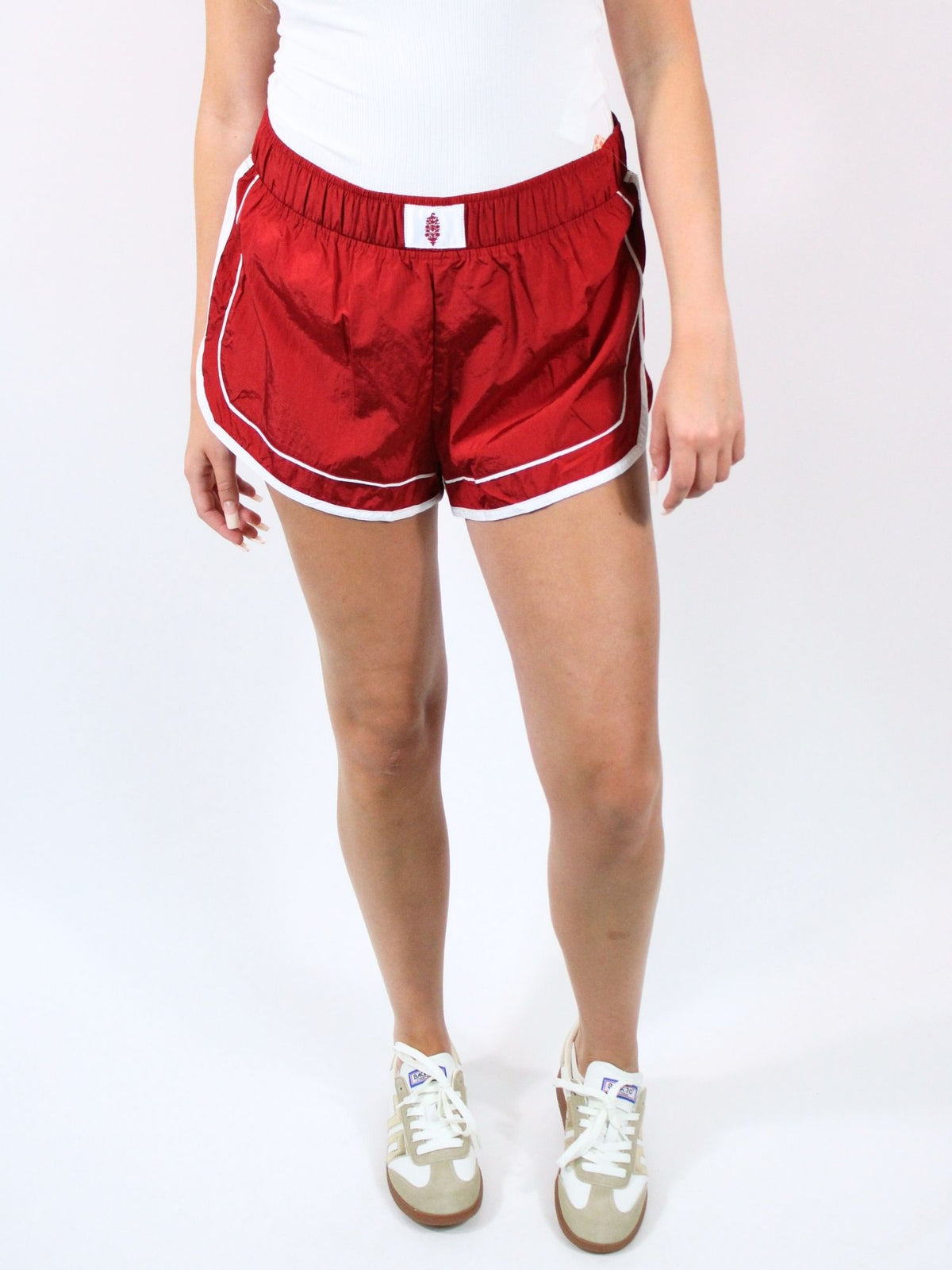 Fp Movement Varsity Blues Short Cranberry White Combo