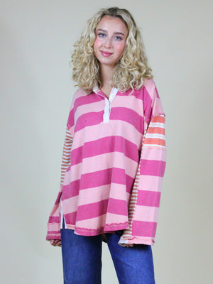 Free People Aster Stripe Tee