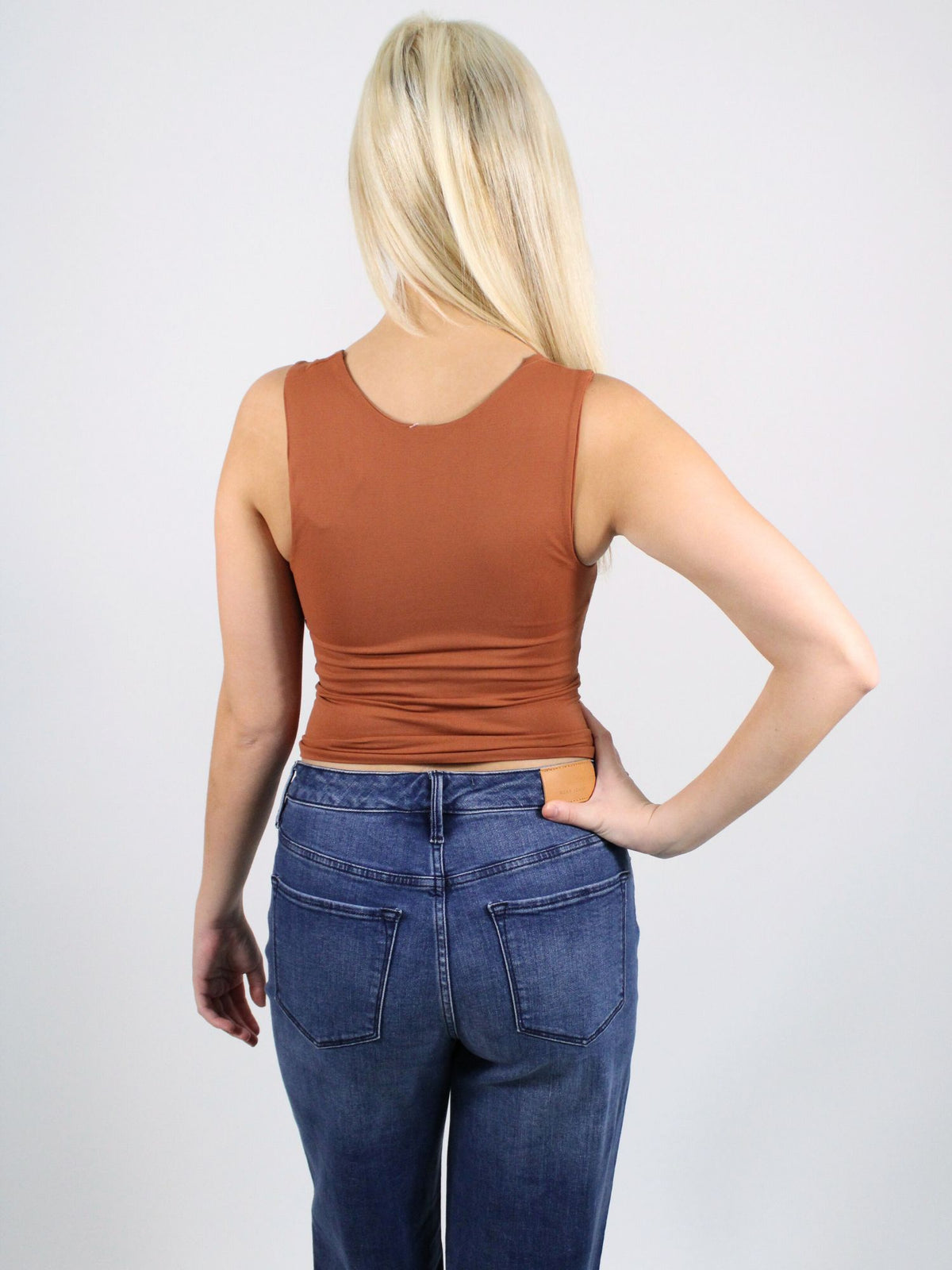 Free People Clean Lines Muscle Cami Canyon Sunset