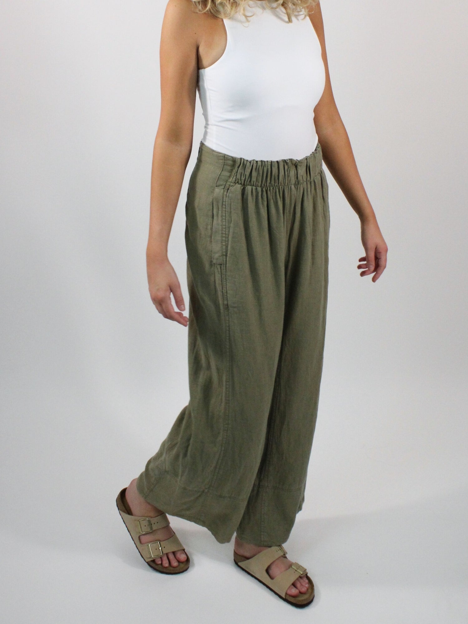 Free People ★ Day's End Linen Pull-On Pants Free People Days End Linen Pull On – Leela and Lavender