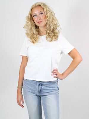 free people everyday tee solid clean ivory 