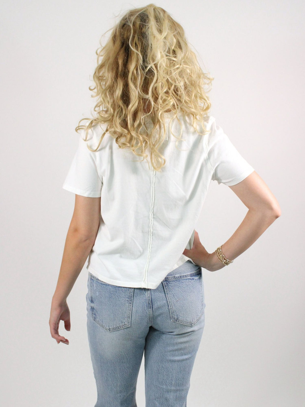 free people everyday tee solid clean ivory 