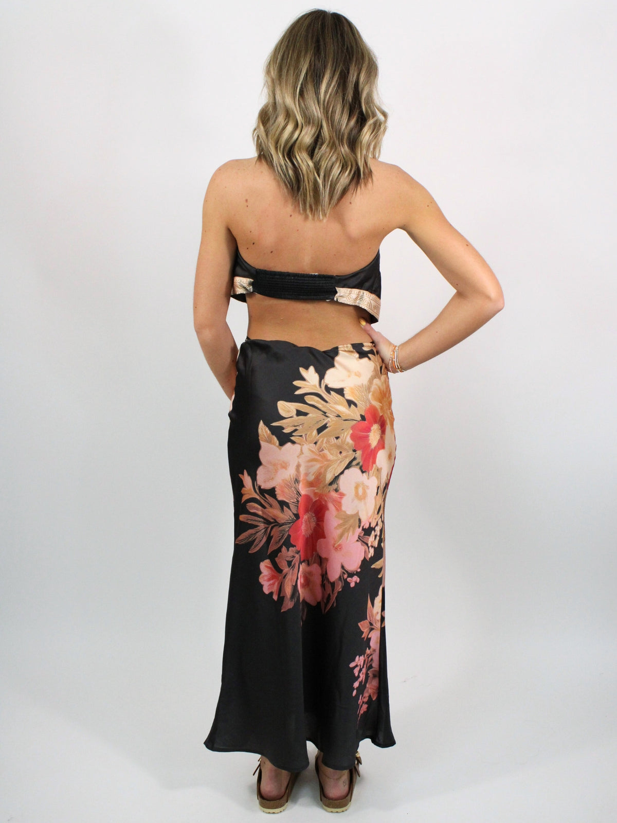 free people fabian top skirt set