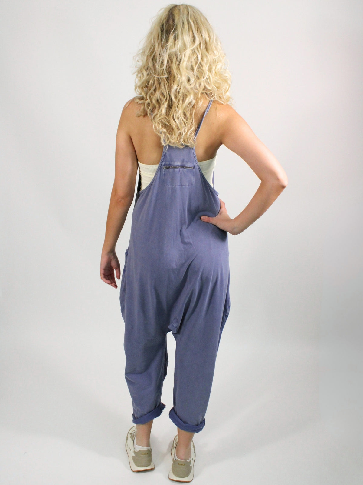 free people hot shot onesie blue indigo