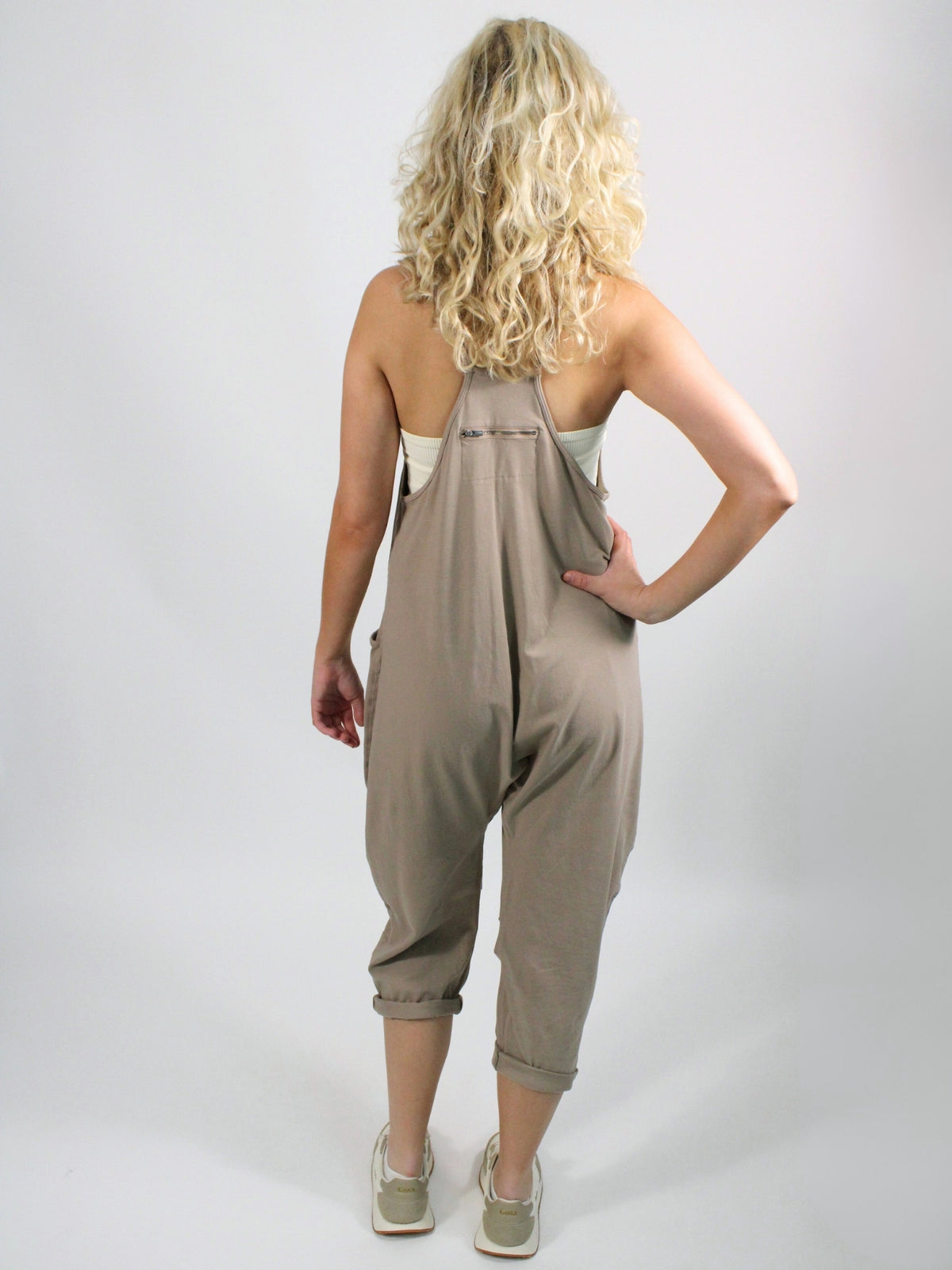Free People Hot Shot Onesie in Mocha Latte