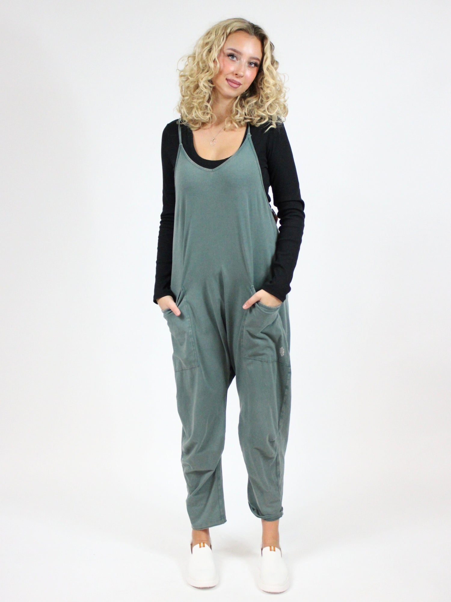 Free People Hot Shot Onesie: Midnight Jade – Bliss