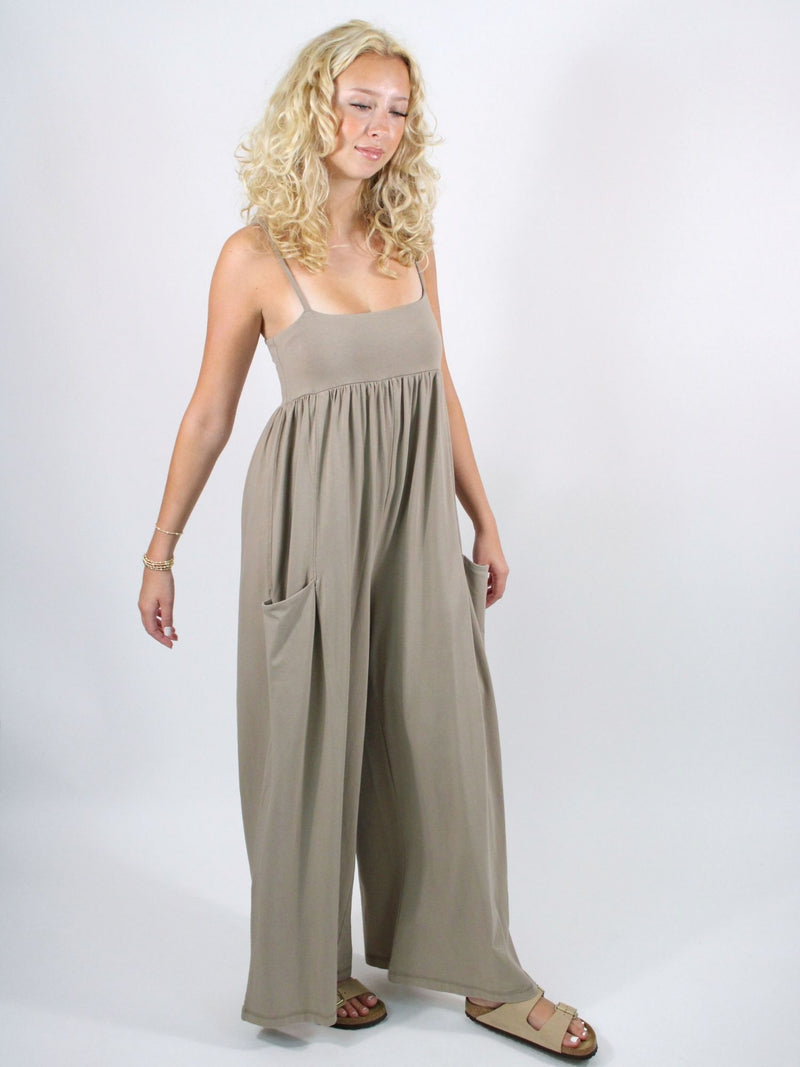 FP Movement Hot Shot Strappy Onesie Hickory