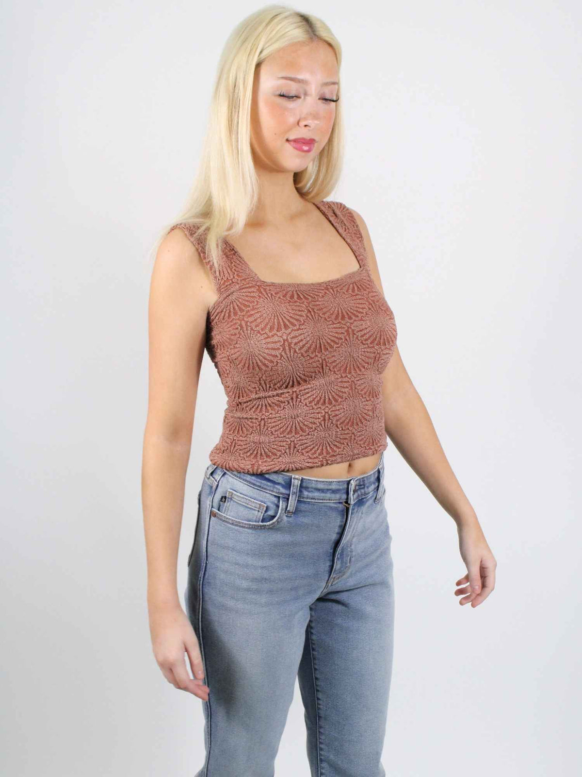 Free People Love Letter Cami Canon Sunset