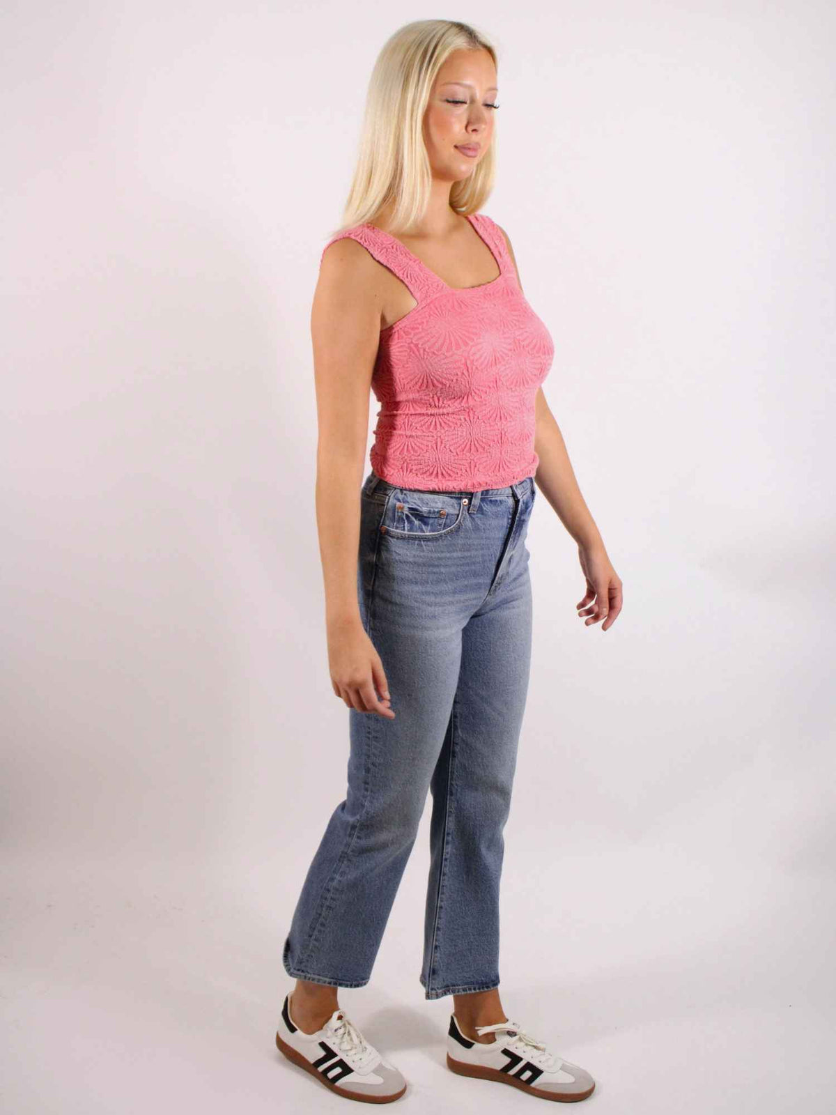 Free People Love Letter Cami Vintage Rosey