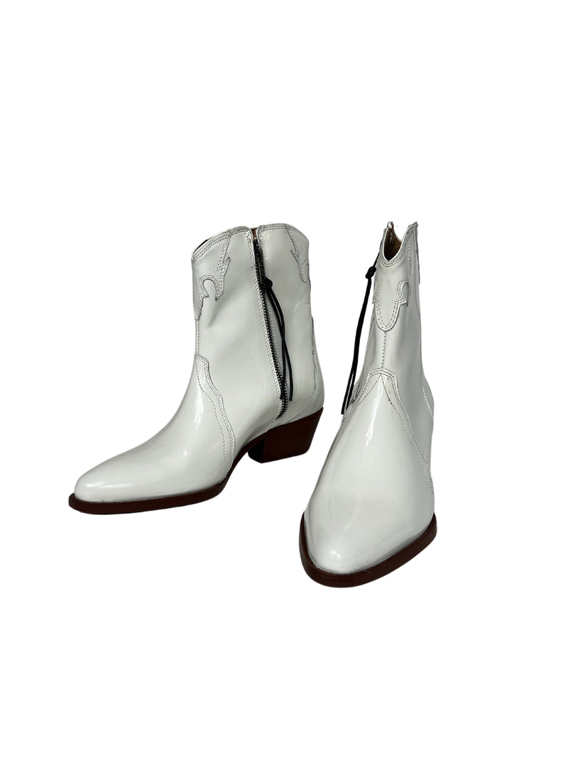 free people new frontier western boot in white