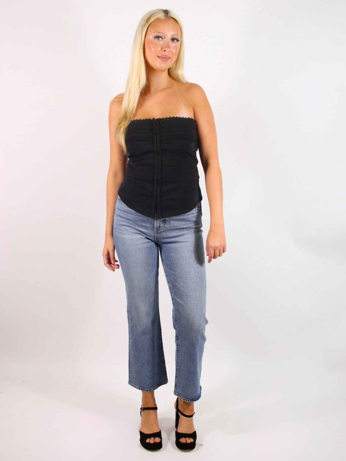 Nikki Corset Top Black