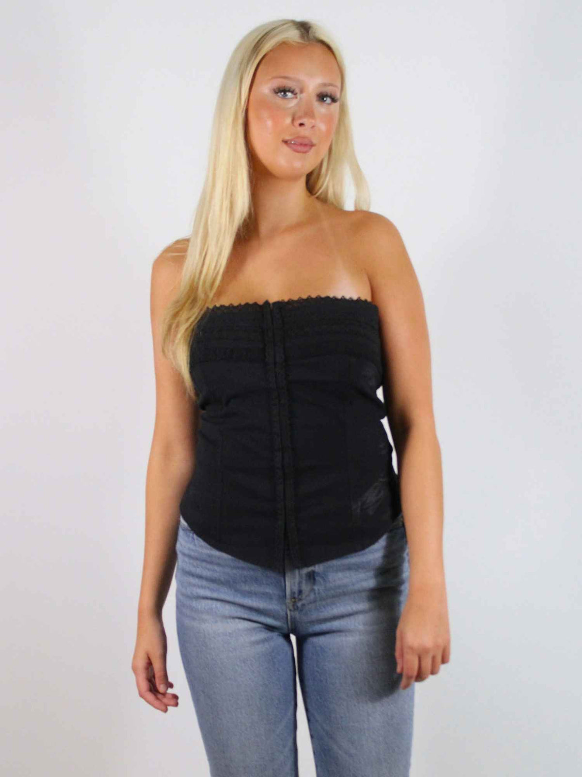Nikki Corset Top Black