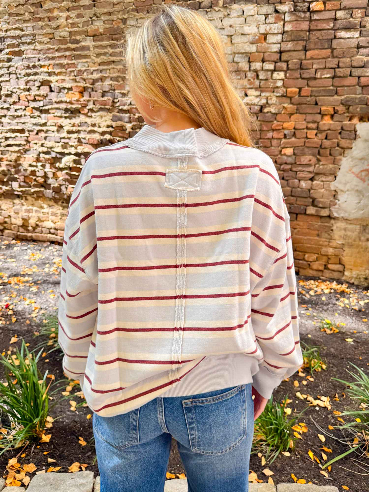 We The Free Palm Spring Striped Pullover