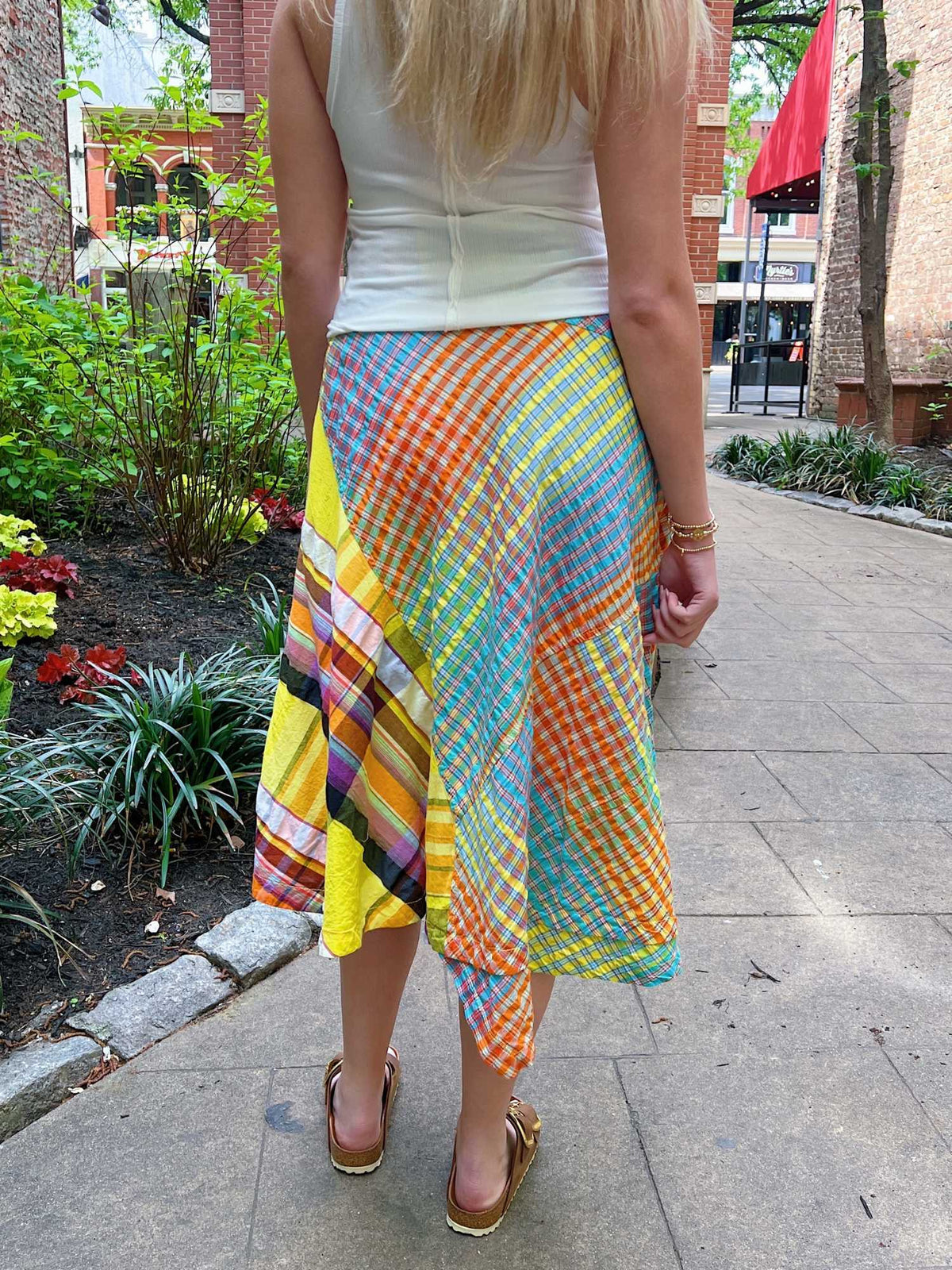 Free People Rivoli Midi Skirt Pop Combo