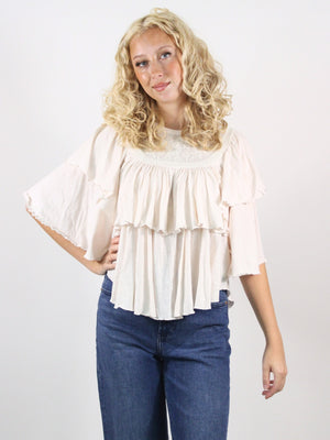 Free People Rose Party Tee